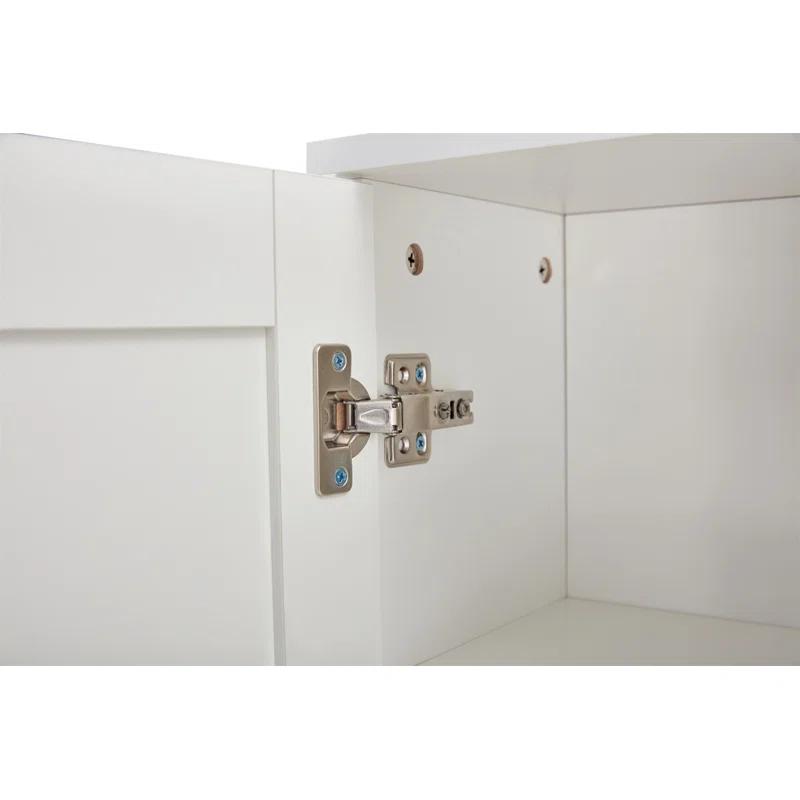 HLILish Home Bathroom Shelf Over-The-Toilet, Bathroom Spacesaver, Bathroom Storage Cabinet Organizer