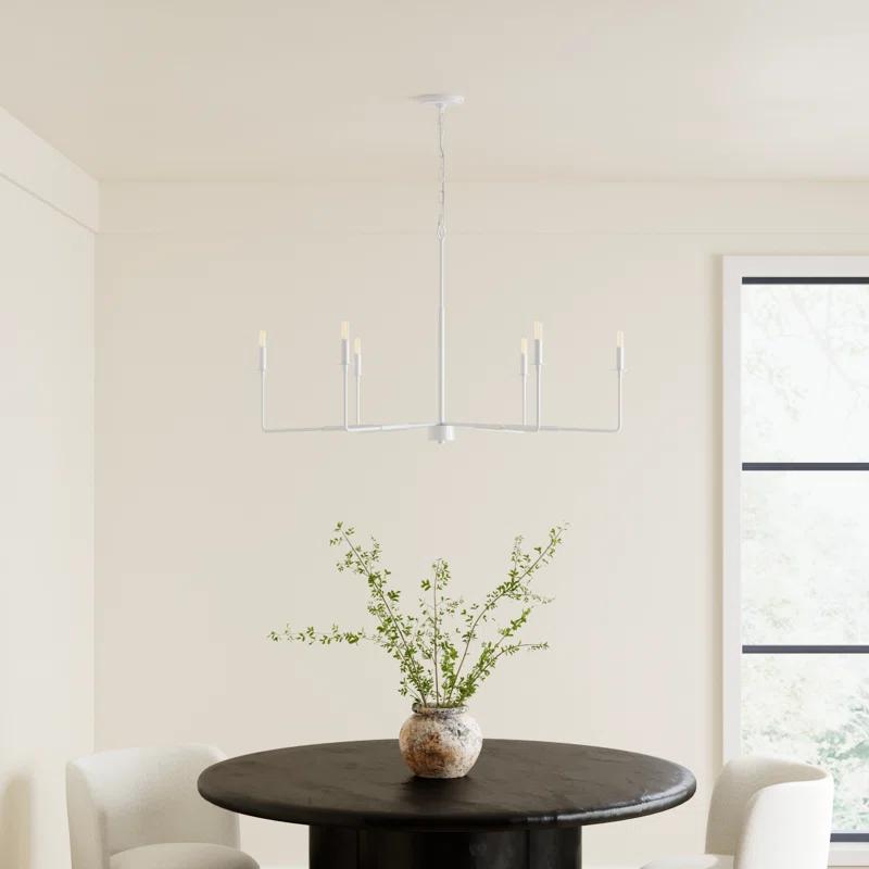 Alysa 6 - Light Dimmable Classic / Traditional Chandelier