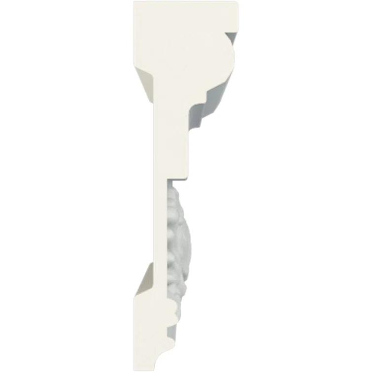 Ekena Millwork Endurathane Dylan Spring Chair Rail, 4"H x 1 1/8"P x 94 1/2"L, (6 3/8"Repeat), Factory Primed (8-Pack) (Set of 8)