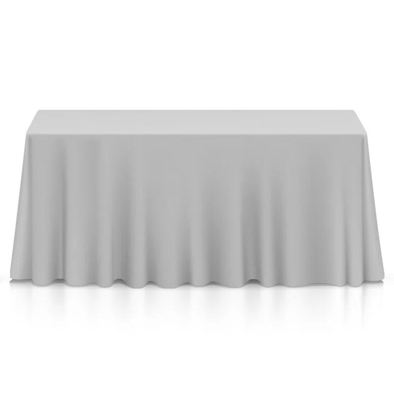 Lann's Linens Solid Color Rectangular Tablecloth (Set of 10)
