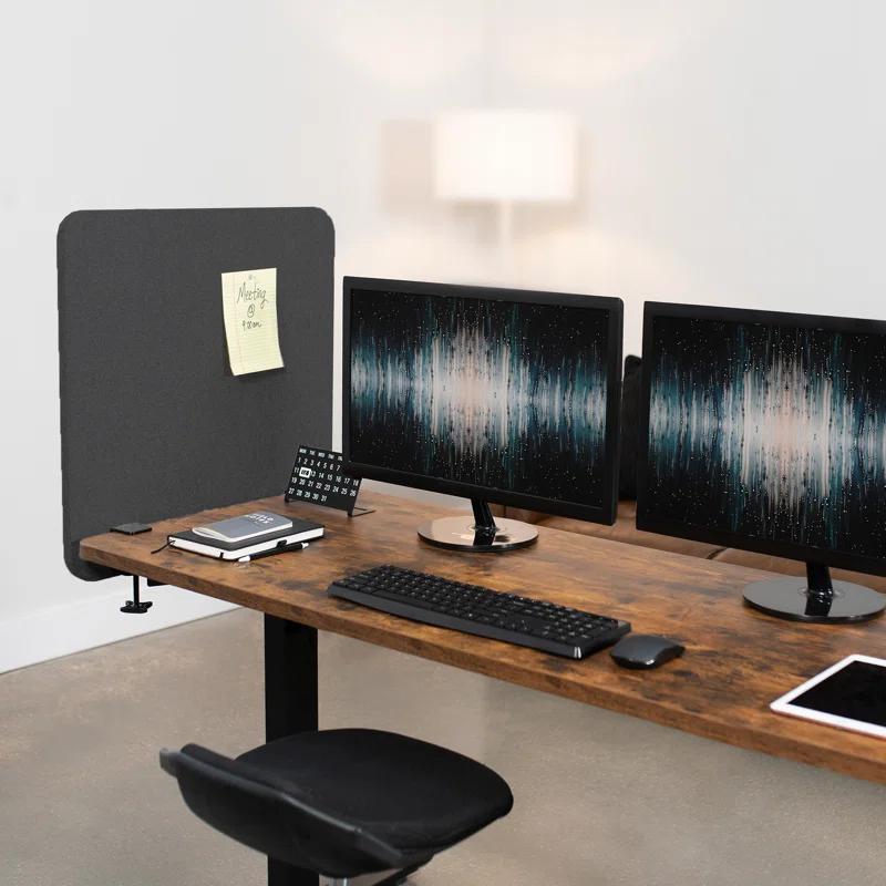 VIVO Clamp-on 24" x 24" Desktop Privacy Panel (PP-1-V024G Series)