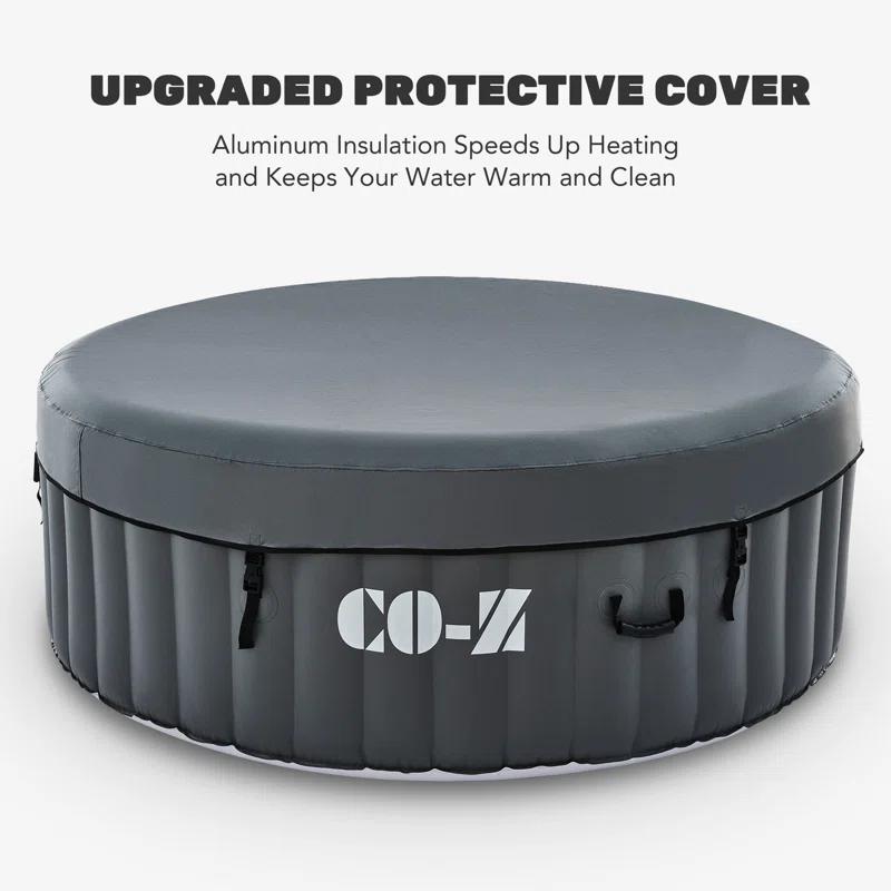 CO-Z 2-4 - Person 120 - Jet Vinyl Inflatable Hot Tub