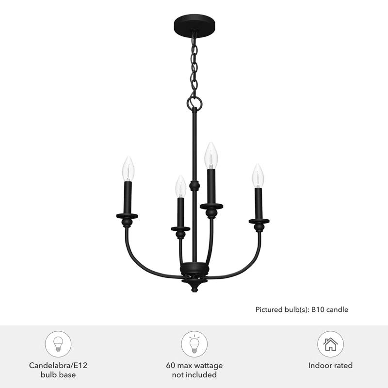 Hunter Southcrest 4 Light Chandelier Ceiling Light Fixture