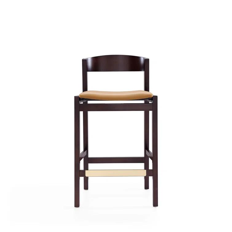 Corrigan Studio® Goodloe Upholstered Solid Wood Bar & Counter Stool