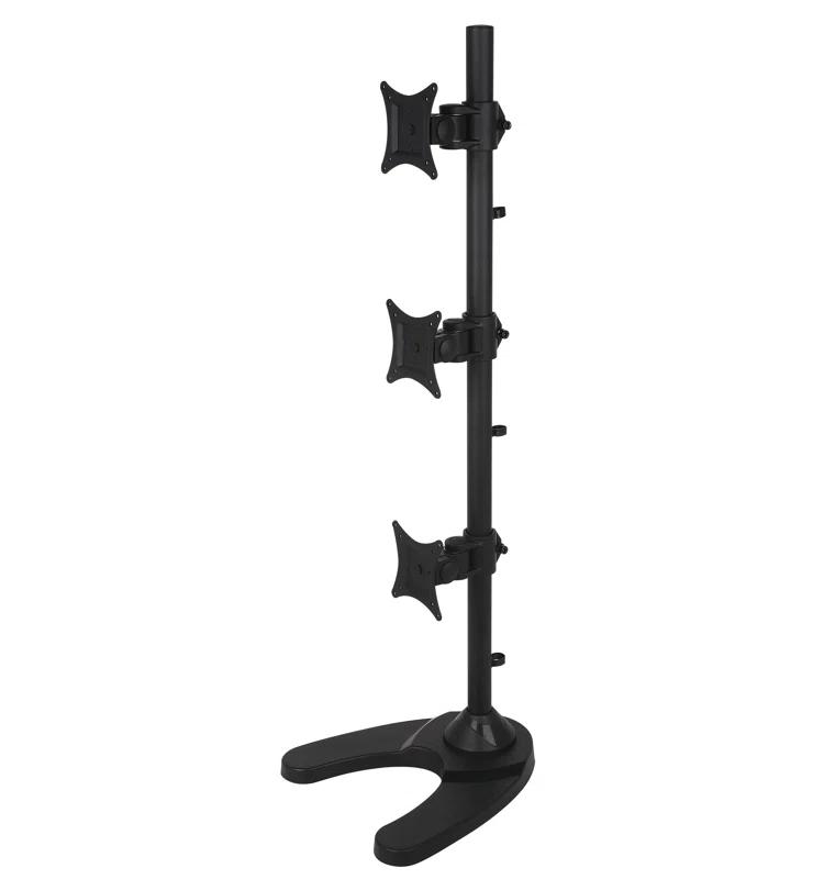 Vivo Triple Vertical Monitor Desk Stand