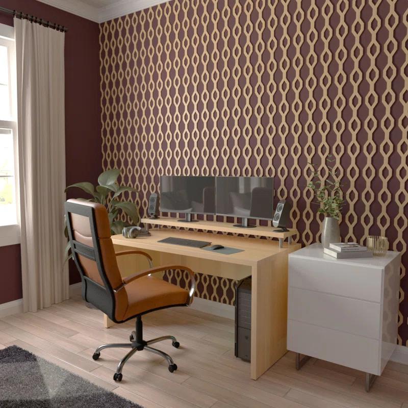 Ekena Millwork Wabash Adjustable Wood Decorative Slat Wall Panel Kit