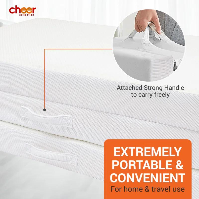 Cheer Collection Cheer Collection 4'' Plush Memory Foam Mattress
