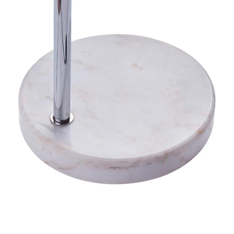 Wrought Studio™ Perlis 66.93" Arc Floor Lamp with Solid Marble Base