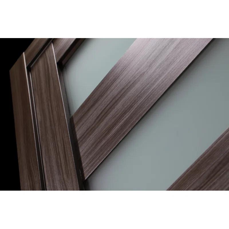Belldinni Della Solid + Manufactured Wood Paneled Matte Slab Door