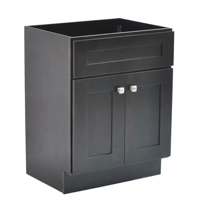 Design House Brookings 24 Inch Bathroom Vanity, Ready to Assemble, Solid Wood, Sherwin Williams – Design House, 587063