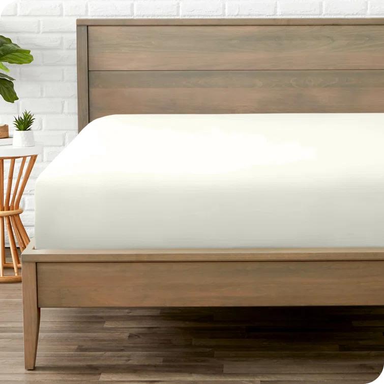 Bare Home Microfiber Fitted Sheet