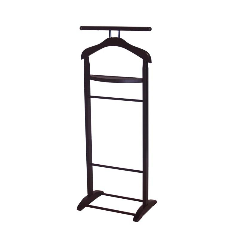 Knight Solid Wood Freestanding Valet Stand