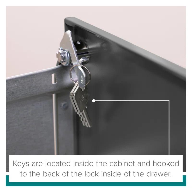 Lorell Soho 2-Drawer File Cabinet