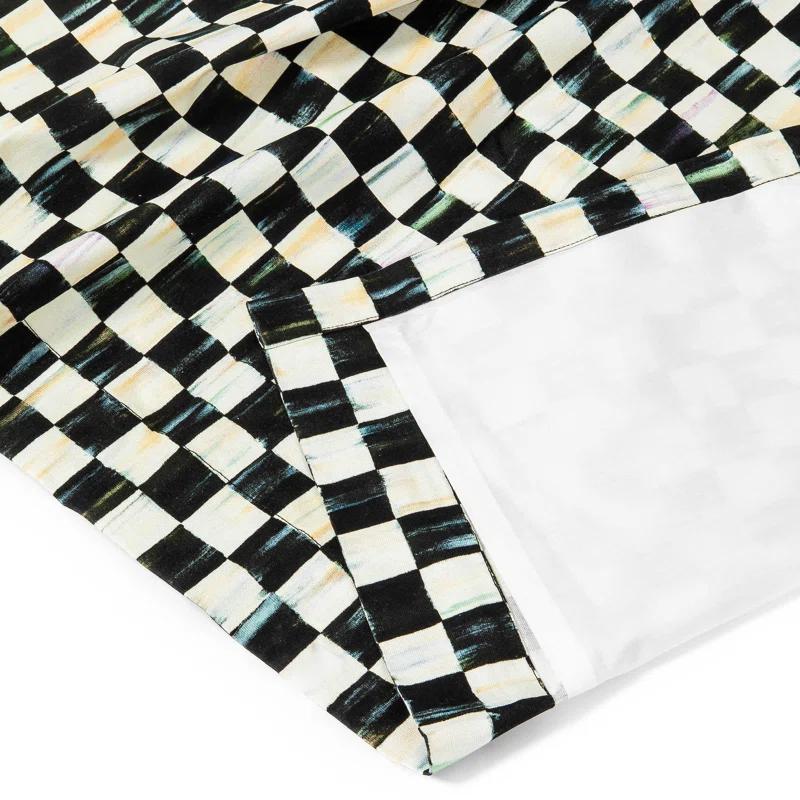 Courtly Check® Grommet Top Curtain Panel