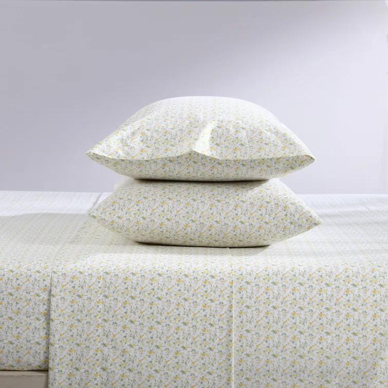 Laura Ashley Laura Ashley Printed Cotton Percale Sheet Set