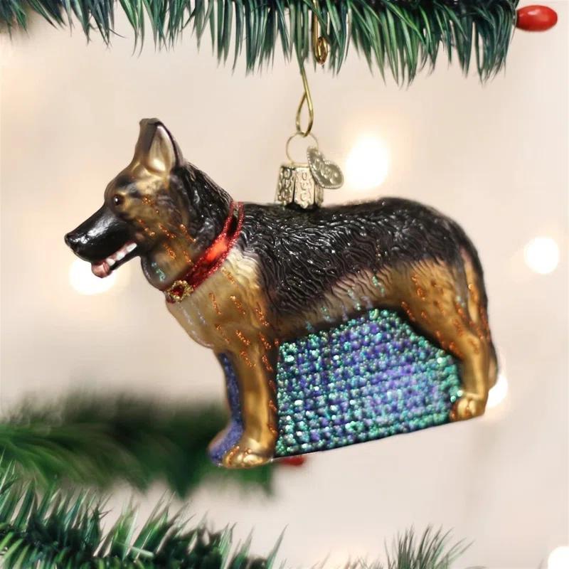 Old World Christmas Glass Animals Hanging Figurine Ornament