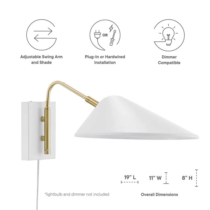 Modway Journey 7" Swing Arm Wall Sconce