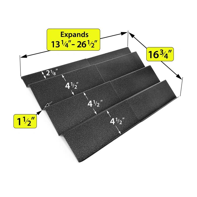LYNK PROFESSIONAL LYNK PROFESSIONAL® Spice Drawer Organizer - Heavy Gauge Steel 4 Tier Spice Rack - Silver Metallic