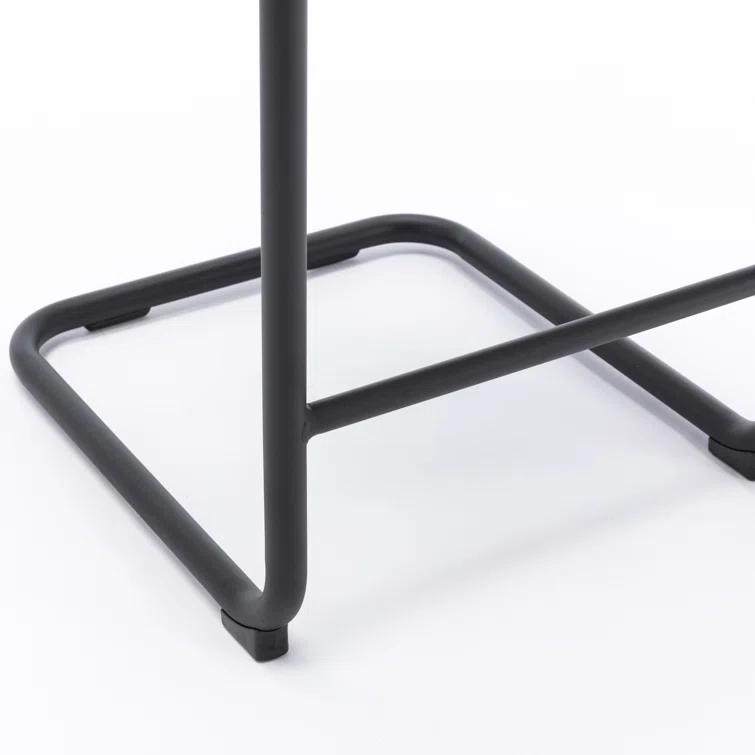 Estes Upholstered Stool with Metal Frame (Set of 2)