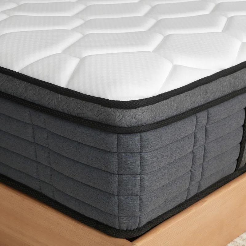 Alwyn Home Medium Hybrid Mattress In a Box