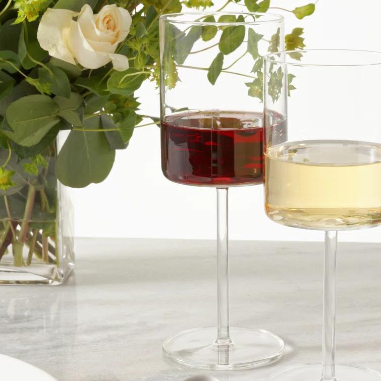 Modo 14.9 oz. Crystal Red Wine Glass (Set of 4)