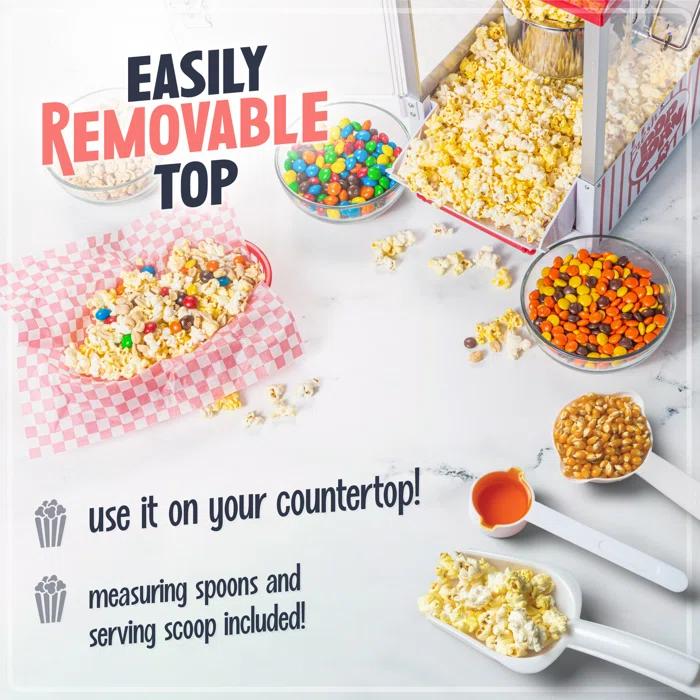 Nostalgia Nostalgia 3 oz. Popcorn Machine with Cart