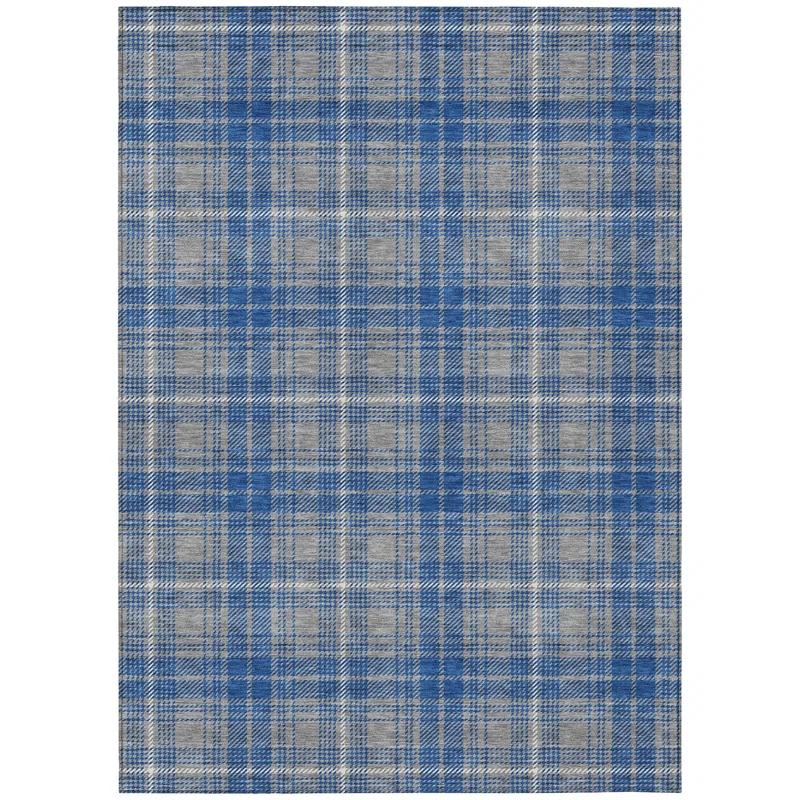 Machine Washable Indoor/Outdoor Chayden ACN993 Gray 2'3" x 7'6" Runner Rug
