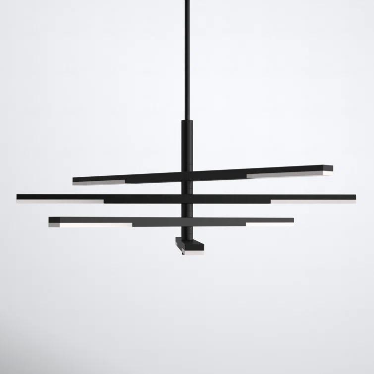 Erik 8 Light Metal Dimmable LED Sputnik Chandelier