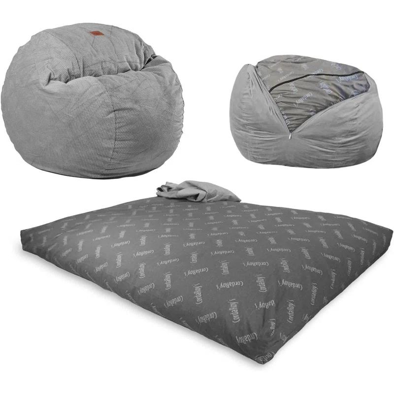 CordaRoy's CordaRoy's Chenille Convertible Bean Bag Chair