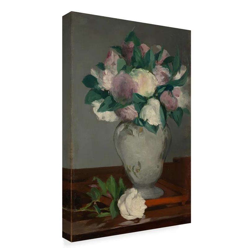 Vault W Artwork Edouard Manet " Peonies " by Edouard Manet