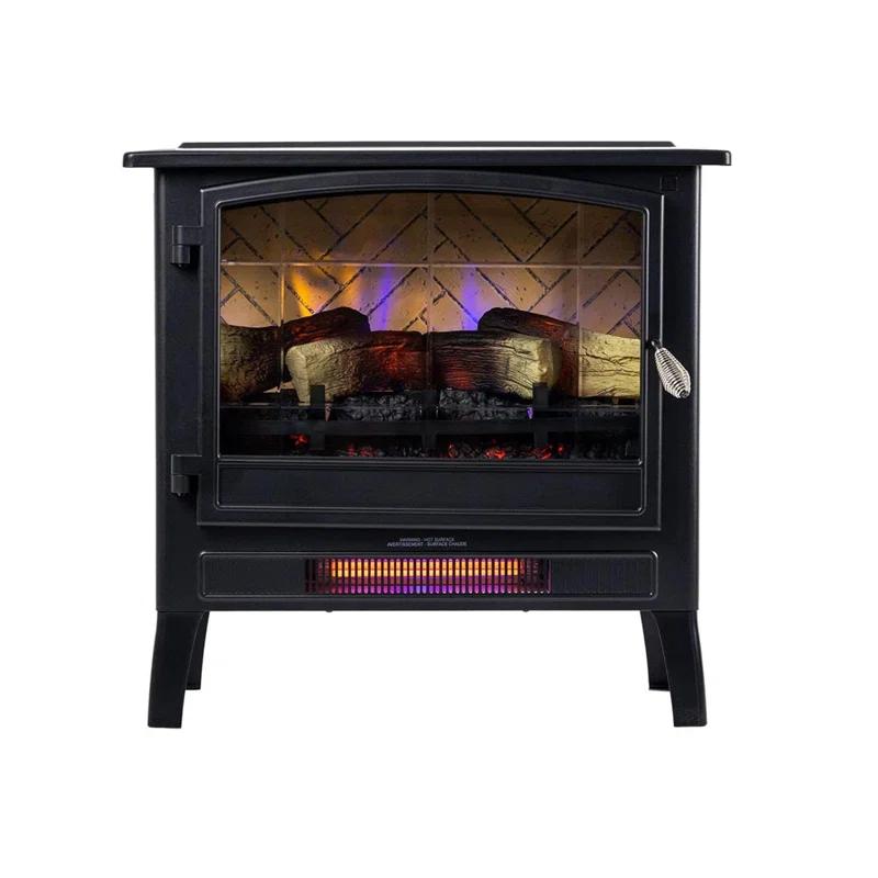 Country Living Smart Infrared Electric Fireplace Stove Heater, Alexa and Google Home Compatible
