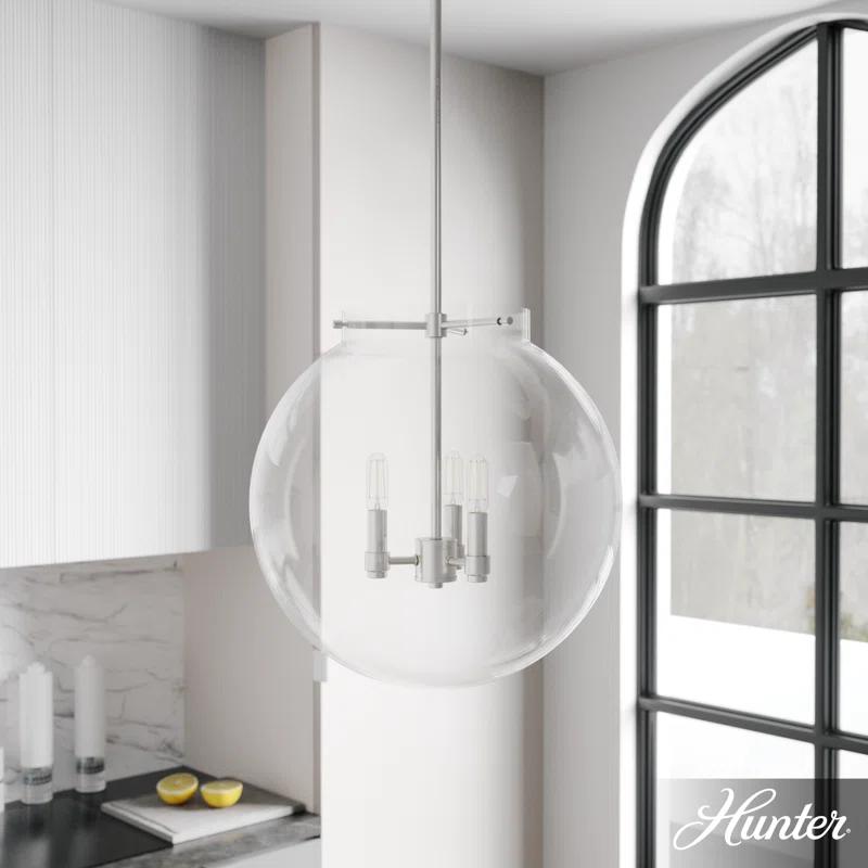 Hunter Fan Sacha 3 - Light Single Globe Pendant