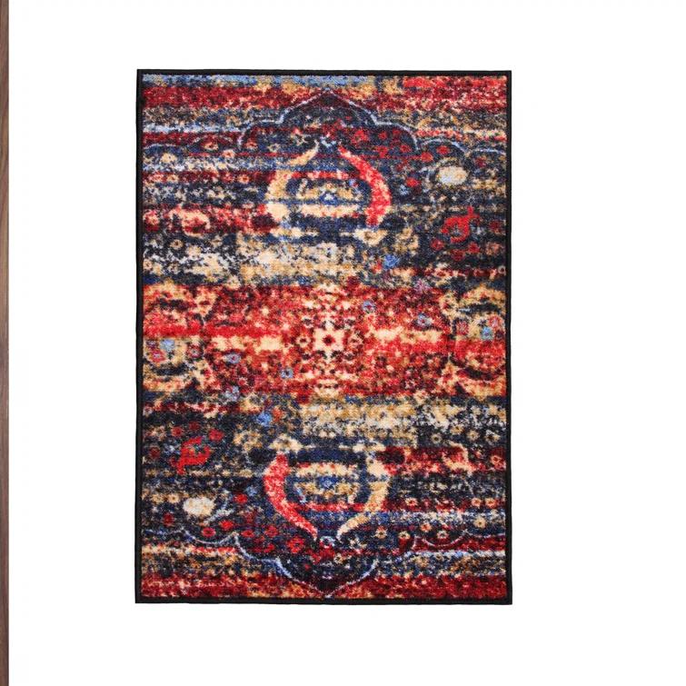 Bohemian Rustic Medallion Indoor Runner or Area Rug