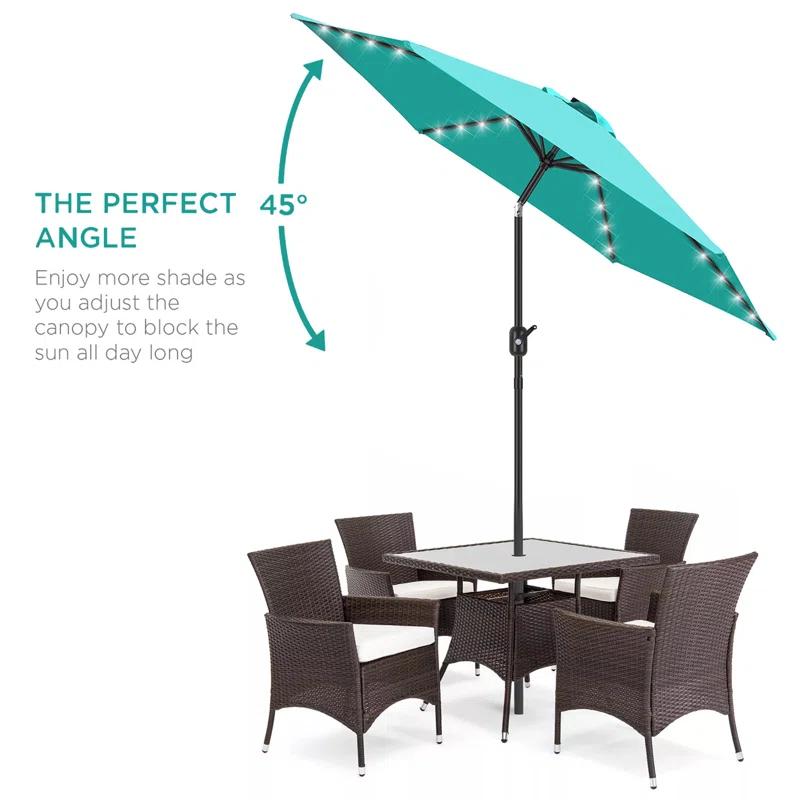 90'' Lighted Tilt Market Umbrella