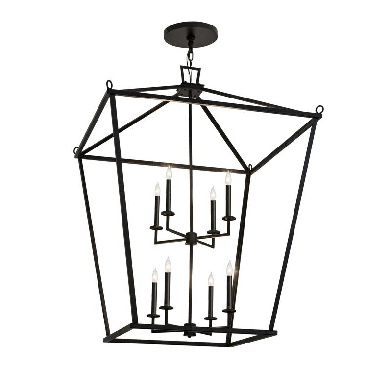 Meyda Lighting Kitzi 8 - Light Dimmable Lantern Geometric Chandelier