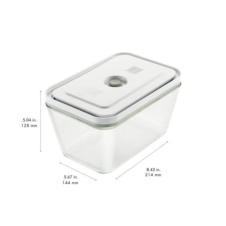 ZWILLING J.A. Henckels ZWILLING Fresh & Save 3-Piece Glass Food Storage Container, Meal Prep Container- Assorted Sizes