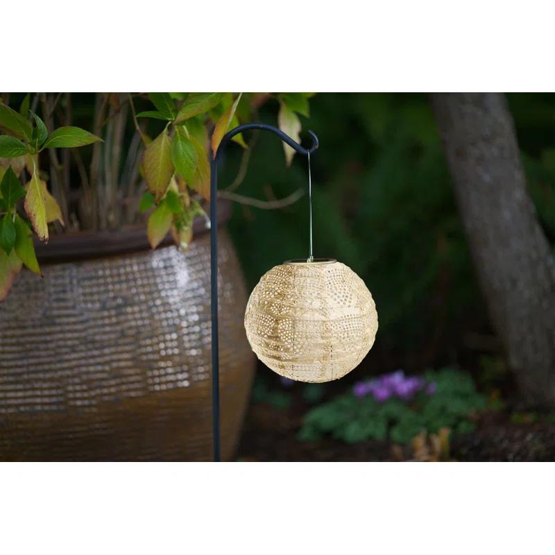 Boho Globe Solar Outdoor Lantern