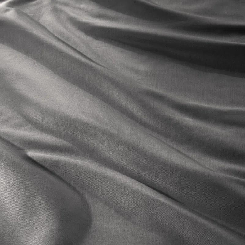 Bare Home Organic Sateen Machine Woven Fitted Sheet