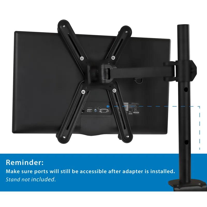 Mount-It! VESA Mount Adapter Mounting Kit for Non-VESA HP ACER Samsung DELL Asus Monitors 13" to 27"
