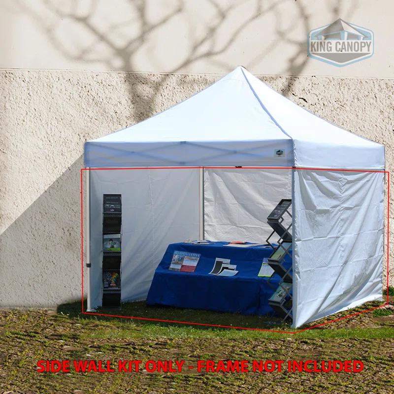 King Canopy Universal Instant Pop Up Tent Side Wall Kit fits 9ft 8in x 9ft 8in Frame