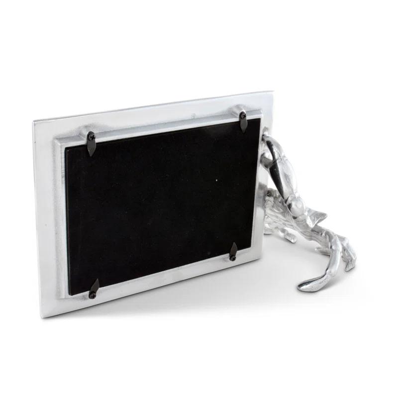 Arthur Court Designs Coastal Silver Metal Embossed Picture Frame