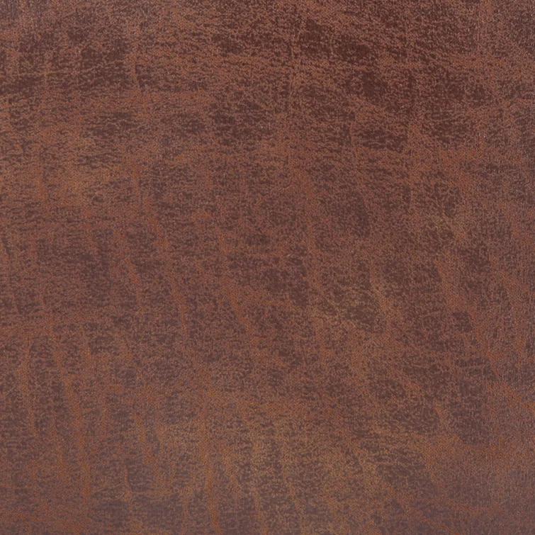 Simpli Home Salinger 48"W Large Ottoman Bench in Distressed Vegan Leather with Solid Wood Frame