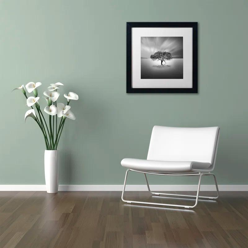 Trademark Fine Art Water Tree VIII Framed Photographic Print on Canvas & Reviews | Wayfair