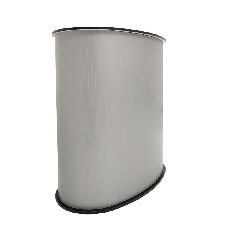 Portable Lightweight Tradeshow Podium Lectern Pulpit Economy Event Party Wedding White or Black