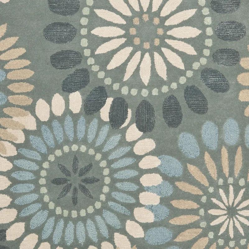 World Menagerie Arber Jardin Hand Tufted Wool Floral Rug