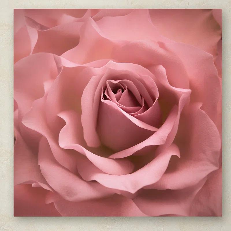 House of Hampton® " Misty Rose Pink Rose " by Cora Niele