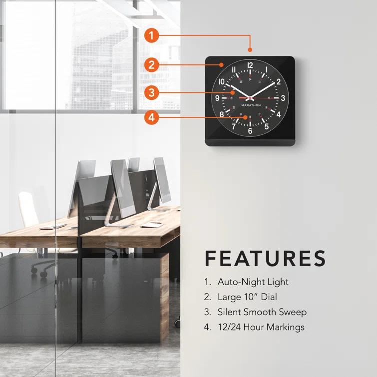 Marathon Watch Company Wall Clock