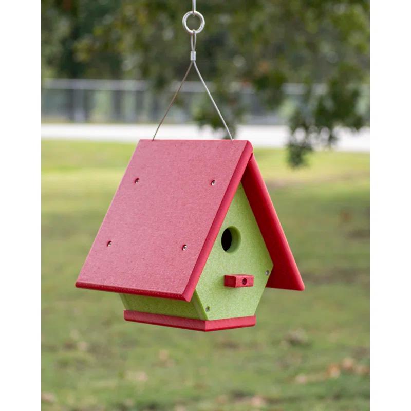 Outdoor Leisure Products 8.5'' H x 7'' W x 7.5'' D Hanging No Additional Durability Birdhouse