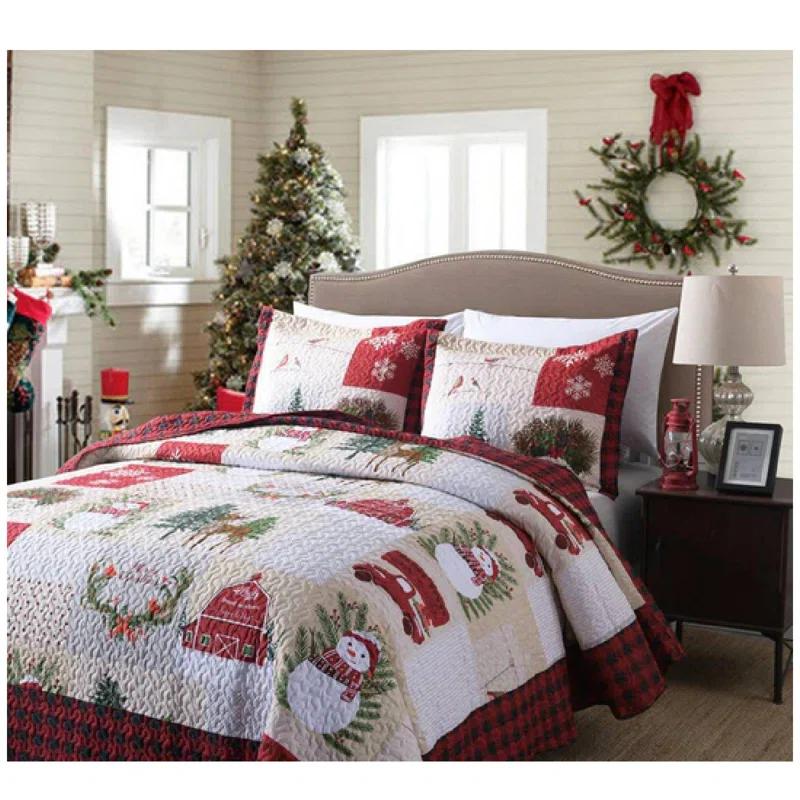 MarCielo Plaid Quilt Set