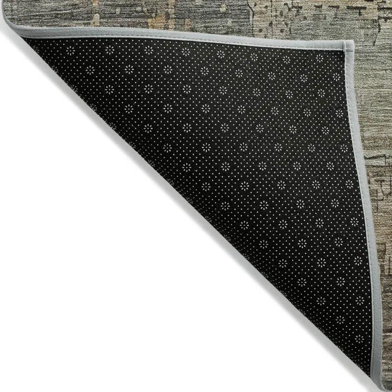 Machine Washable Indoor/Outdoor Claudian ACN1650 Sage Rug